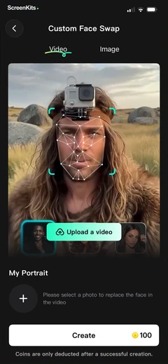 guma-ai-photo-video-editor mobile app UI screen 5