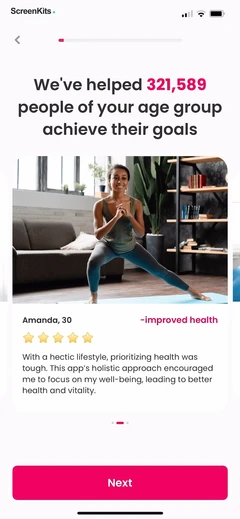Workout for Women- Home & Gym mobile app UI screen 9