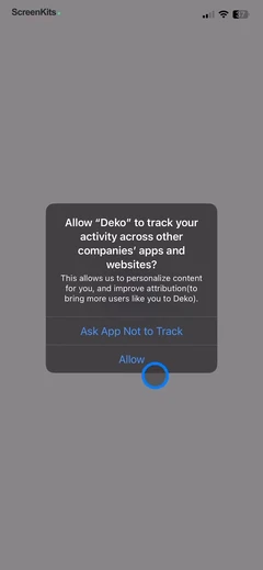Deko- AI Home Design & Remodel permissions UI screen 3