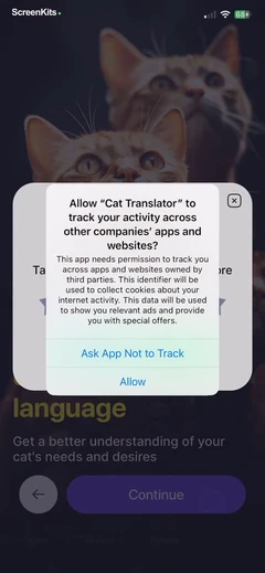 Cat Translator – Human to Pet permissions UI screen 6