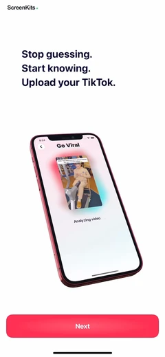 Go Viral mobile app UI screen 9