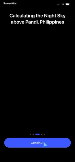 star-guide-night-sky-map mobile app UI screen 8