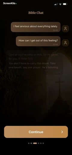 holy-bible-widget-daily-verse mobile app UI screen 7