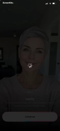 hairify-ai-hairstyle-try-on mobile app UI screen 5