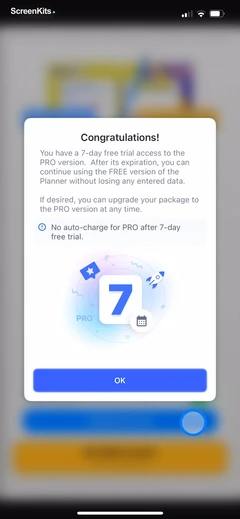 Weekly Planner - Diary, Notes paywalls UI screen 9