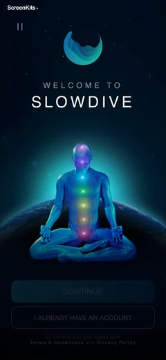 Slowdive - Meditation & Mantra onboarding UI screen 8