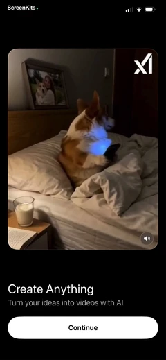 AI Video Generator - AI Studio mobile app UI screen 4