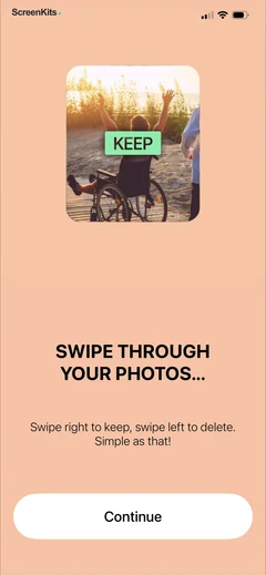 Swipewipe- Photo Cleaner mobile app UI screen 9