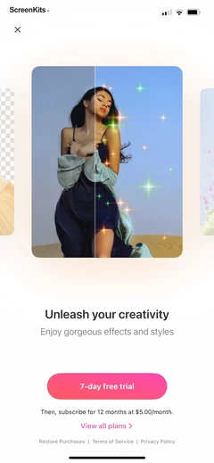 BeautyPlus-Selfie Photo Editor paywalls UI screen 12