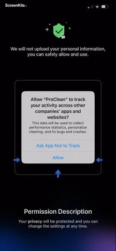 ProClean- Phone Cleaner permissions UI screen 4