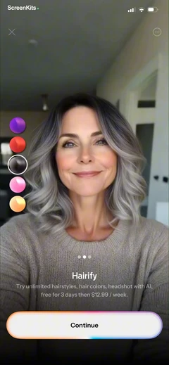 hairify-ai-hairstyle-try-on paywalls UI screen 4