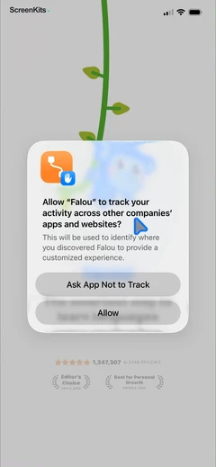 Falou - Fast language learning permissions UI screen 3