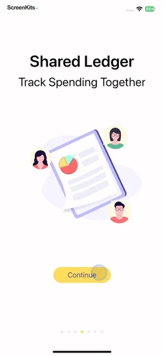 Budget app - spending tracker mobile app UI screen 7