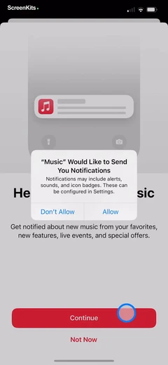 Apple Music permissions UI screen 9