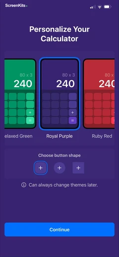 Calculator+ mobile app UI screen 6