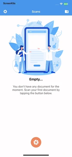 PDF & Document Scanner. mobile app UI screen 10