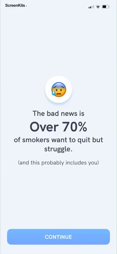 quit-hypnosis-to-stop-smoking mobile app UI screen 4