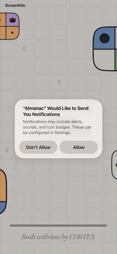 the-almanac permissions UI screen 3