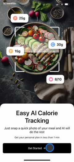 CalZen mobile app UI screen 3