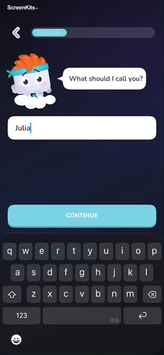 Home Workouts & Fitness - Luvu mobile app UI screen 10
