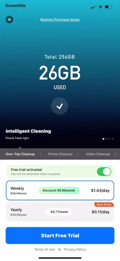 AI Cleaner Pro- Clean Storage paywalls UI screen 11