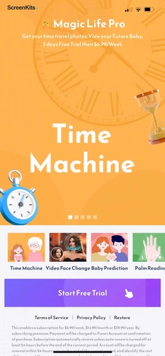 Magic Life-Face Swap&Effects paywalls UI screen 6