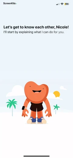 Gentler Streak Workout Tracker mobile app UI screen 8
