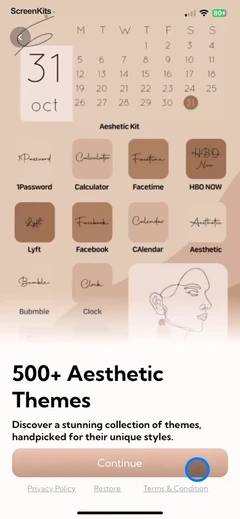 Aesthetic Kit- Live Wallpapers mobile app UI screen 7