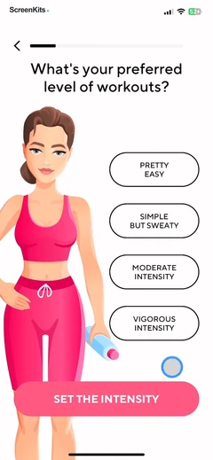 Wall Pilates by Fit & Lean mobile app UI screen 6