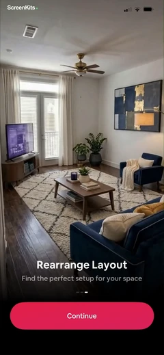 AI Home Decor mobile app UI screen 6