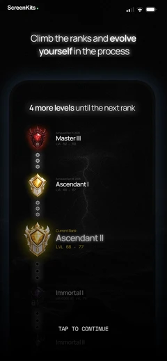 dawg-discipline-motivation mobile app UI screen 6