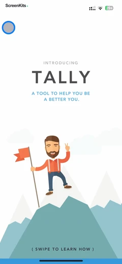Tally: The Anything Tracker mobile app UI screen 6