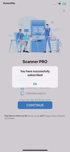 PDF & Document Scanner. paywalls UI screen 8