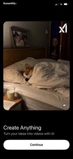 AI Video Generator - AI Studio mobile app UI screen 6