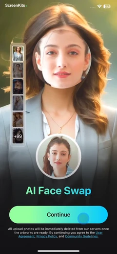 AI Art Generator,Photo Enhance mobile app UI screen 10