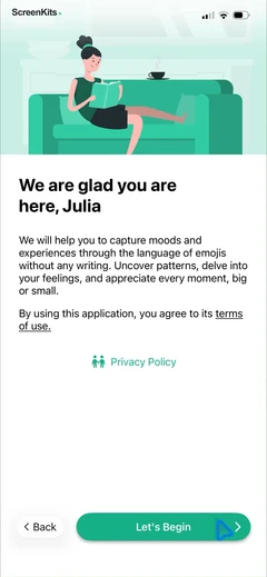 Daylio Journal - Mood Tracker mobile app UI screen 5