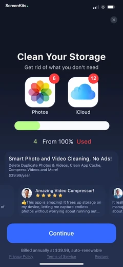 Photo Organizer- FocusClean paywalls UI screen 8
