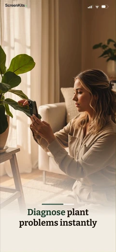 Plant Identification-Plantaria mobile app UI screen 4