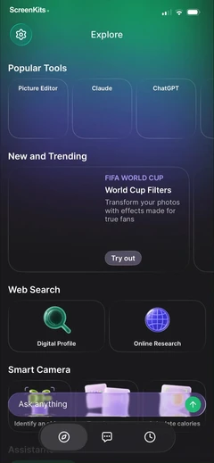 genora-ai-chat-bot-assistant mobile app UI screen 12