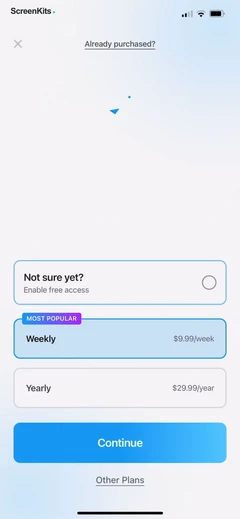 iTranslate Translator paywalls UI screen 12