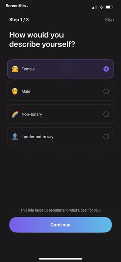 FaceLab- Face Age, Hair Filter mobile app UI screen 9