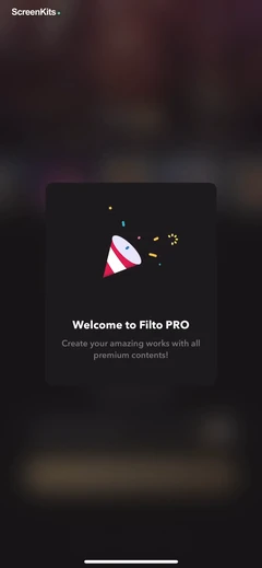 Filto- AI Photo & Video Editor onboarding UI screen 5