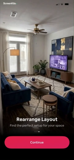 AI Home Decor mobile app UI screen 5