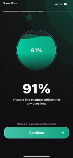 Ask Assist - AI Chat Bot mobile app UI screen 9