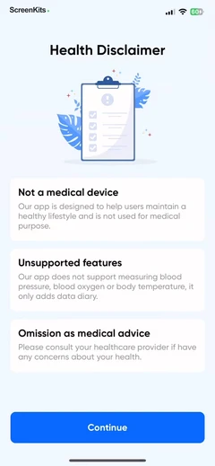 Vital- Heart Health&Meditation mobile app UI screen 10