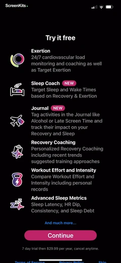 Athlytic- Fitness & Recovery paywalls UI screen 10