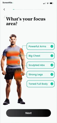 lose-weight-for-men-at-home mobile app UI screen 9