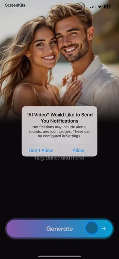 Boom AI mobile app UI screen 4