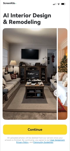 AI Home Design- Interior DecAI mobile app UI screen 6