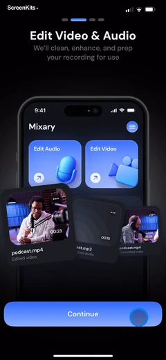Scenara mobile app UI screen 6